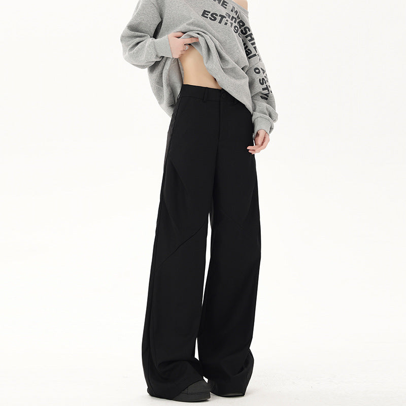 Women's Casual Horn Style In Black Casual Trousers