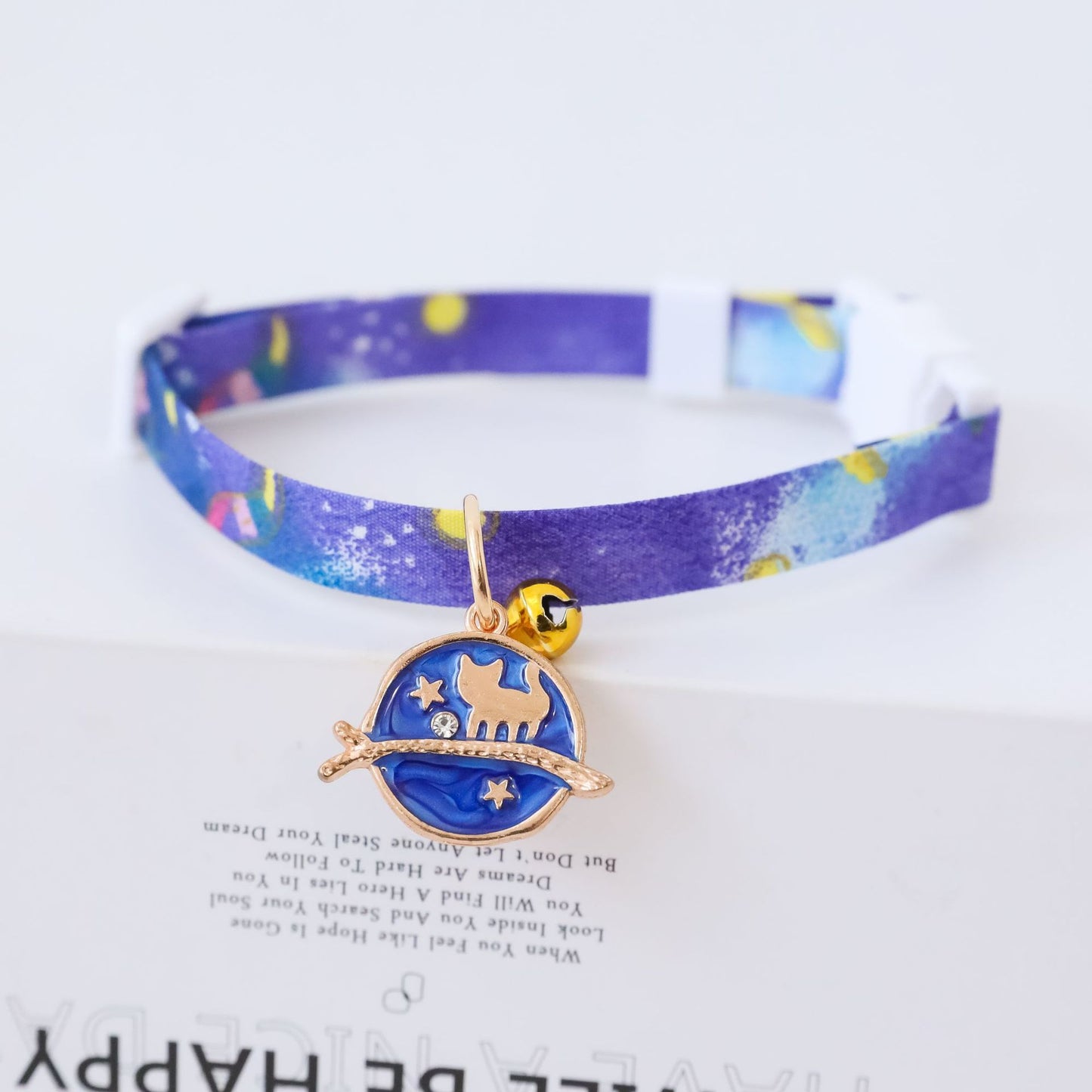 Pet Collar Kitten Dog Bell Safety Buckle