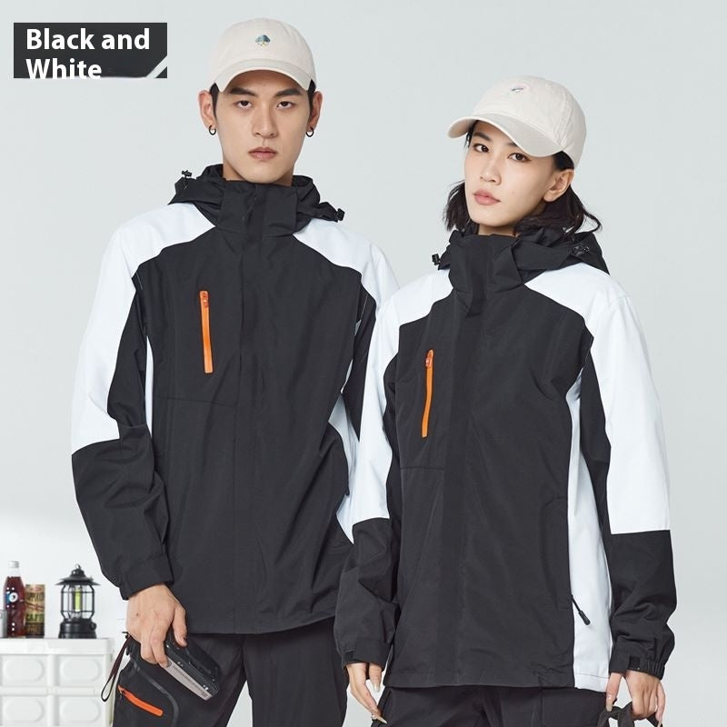 Shell Jacket Three-in-one Men's And Women's Two-piece Detachable