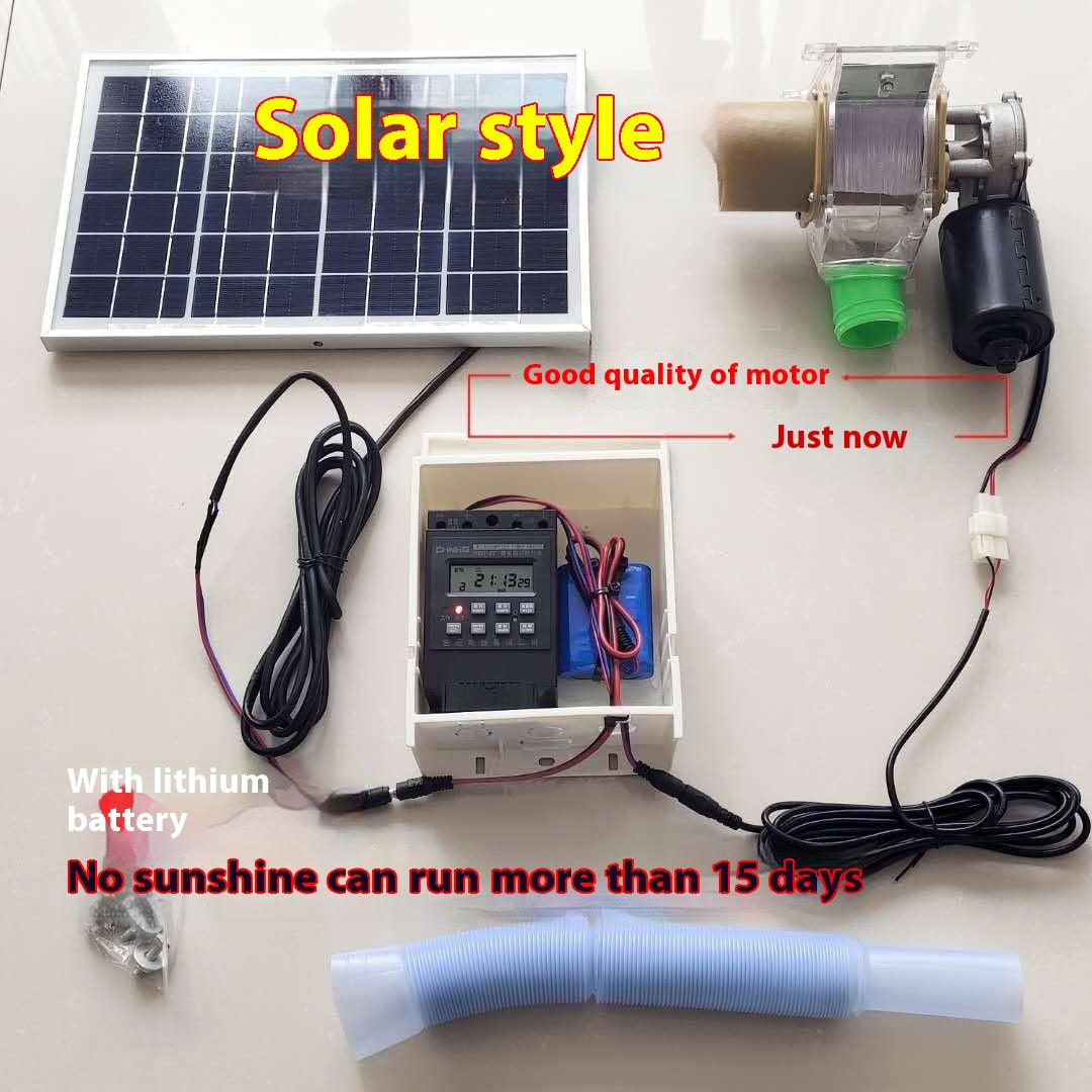 Automatic Chicken Feeding Device Duck Feeding Machine Timer Solar Energy