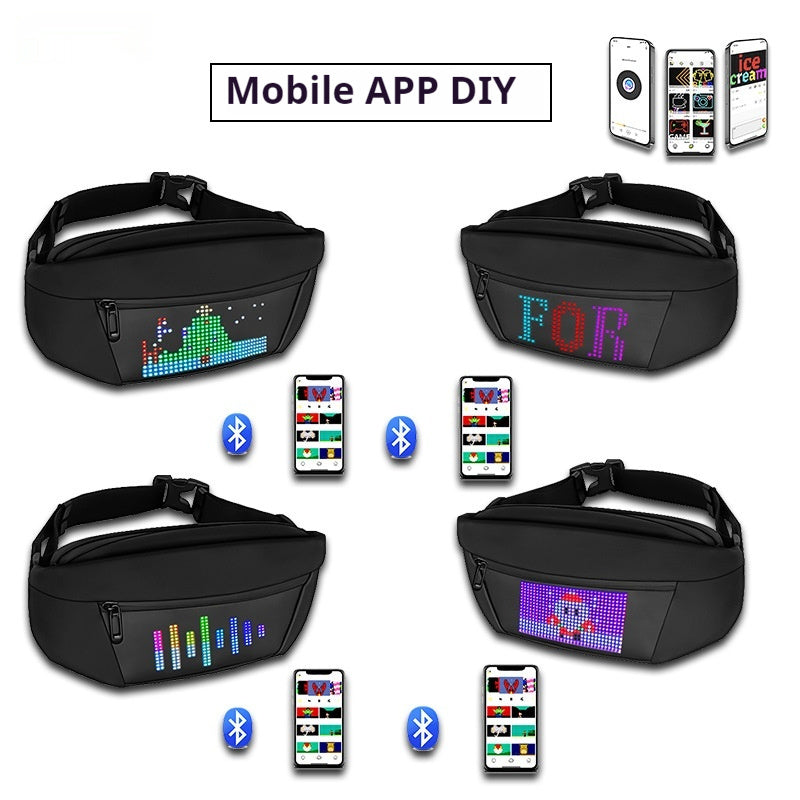 Bluetooth Oxford Cloth Led Hip Pockets Outdoor Riding