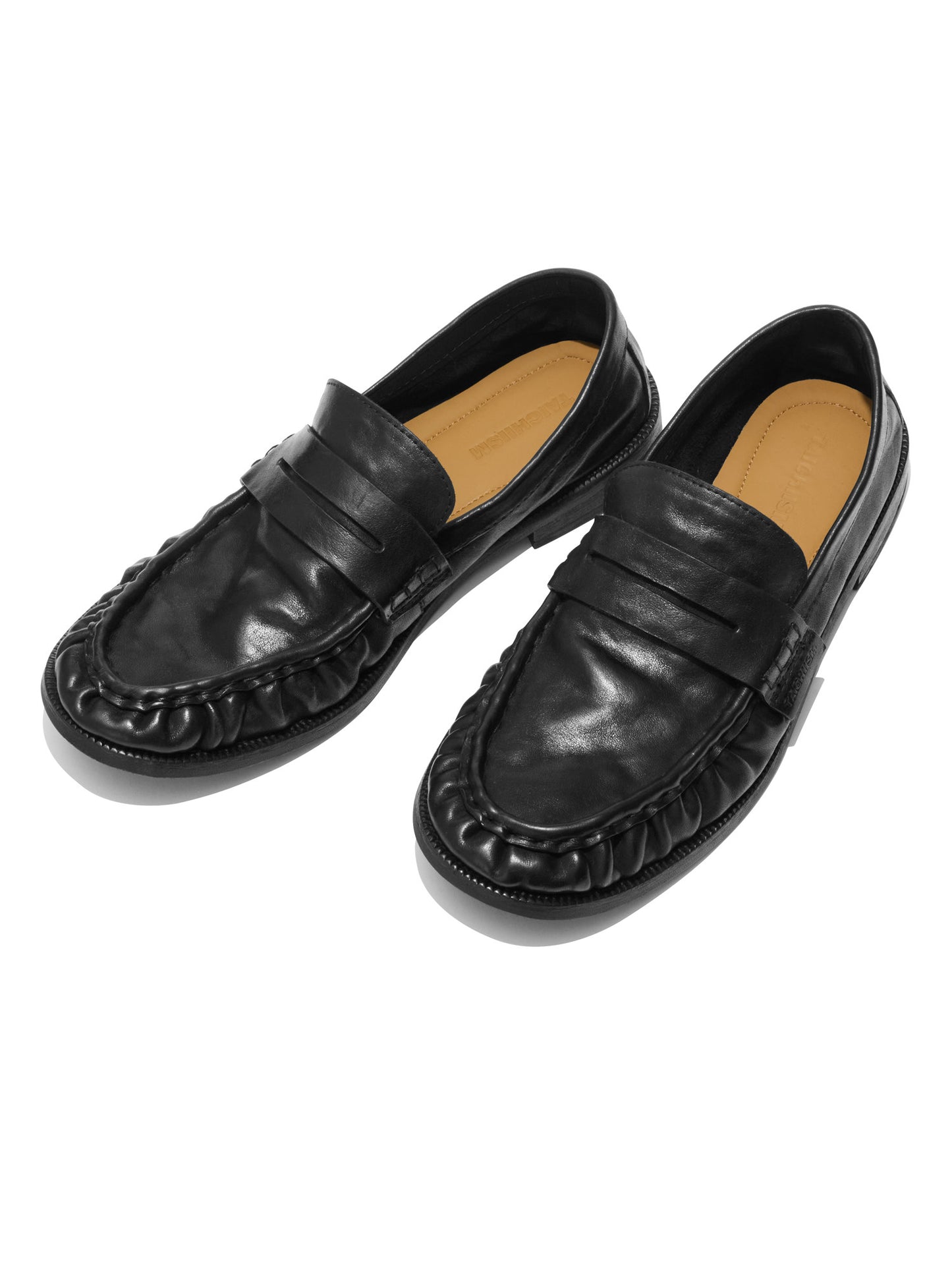 Mapi Neri Soft Crinkled Washed Leather Loafers