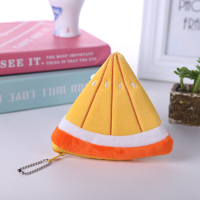 Watermelon Orange Pineapple Fruit Phone Bag Cartoon Plush