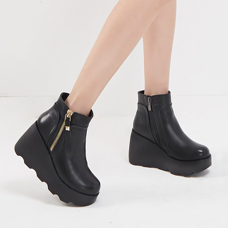 Short Tube Thickened Fur Warmth Women's Cotton Boots