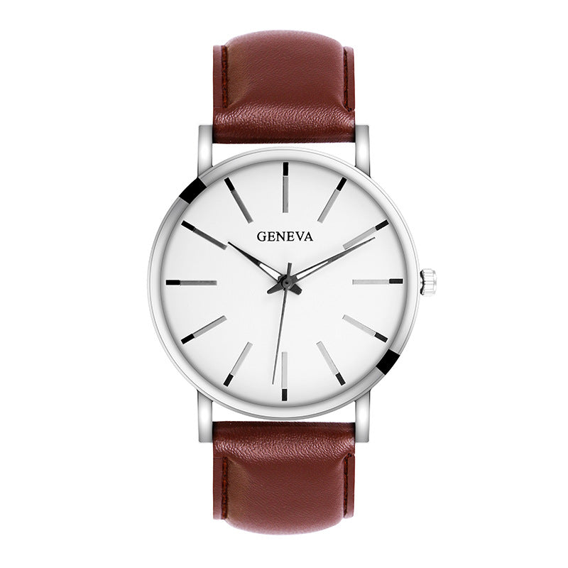 Men's Fashion Simple Belt Quartz Watch