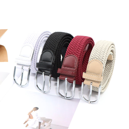 New Casual Versatile Braided Elastic Belt