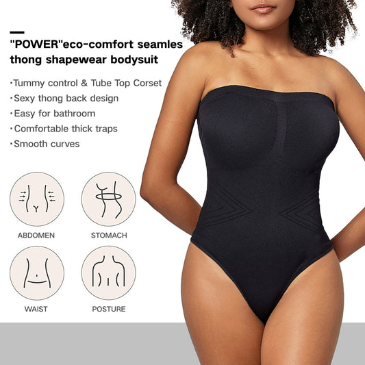 Jumpsuit Skinny Knit Seamless Body-shaping Corsets Sling Detachable Tank-top T-back