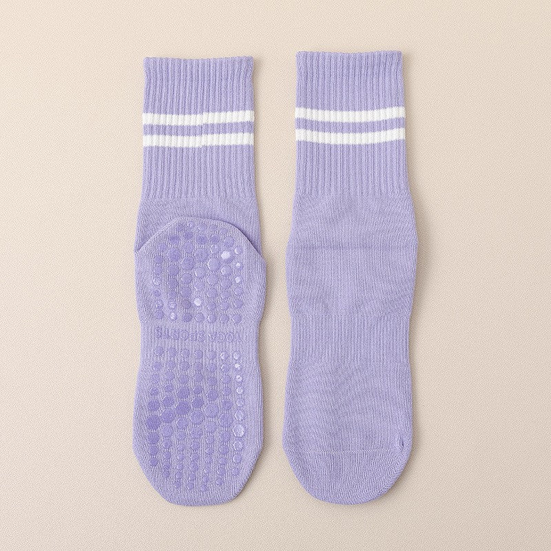 Tube Socks Professional Sports Anti-slip Silicone Indoor Fitness Pilates Boneless Room Socks