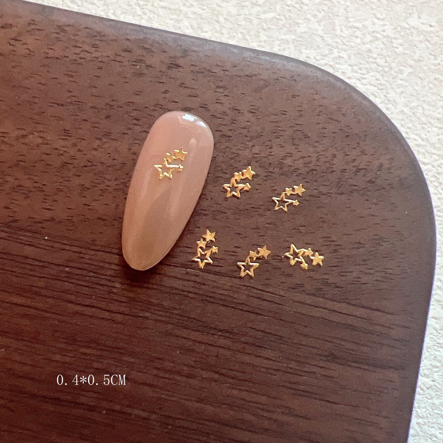 Gold And Silver Star Nail Art Metal Flakes
