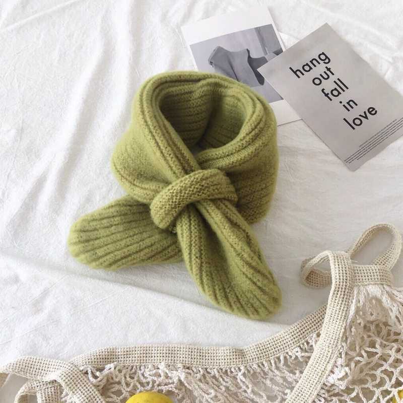 Candy Color Sleeve Children's Scarf Neck Cover