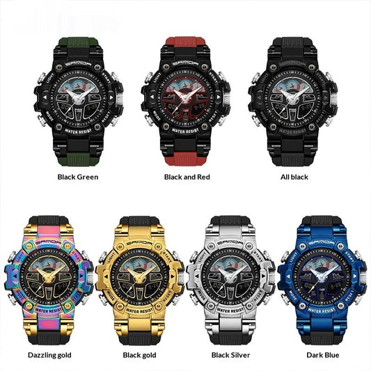 Trendy Waterproof Multi-function Digital Watch For Students
