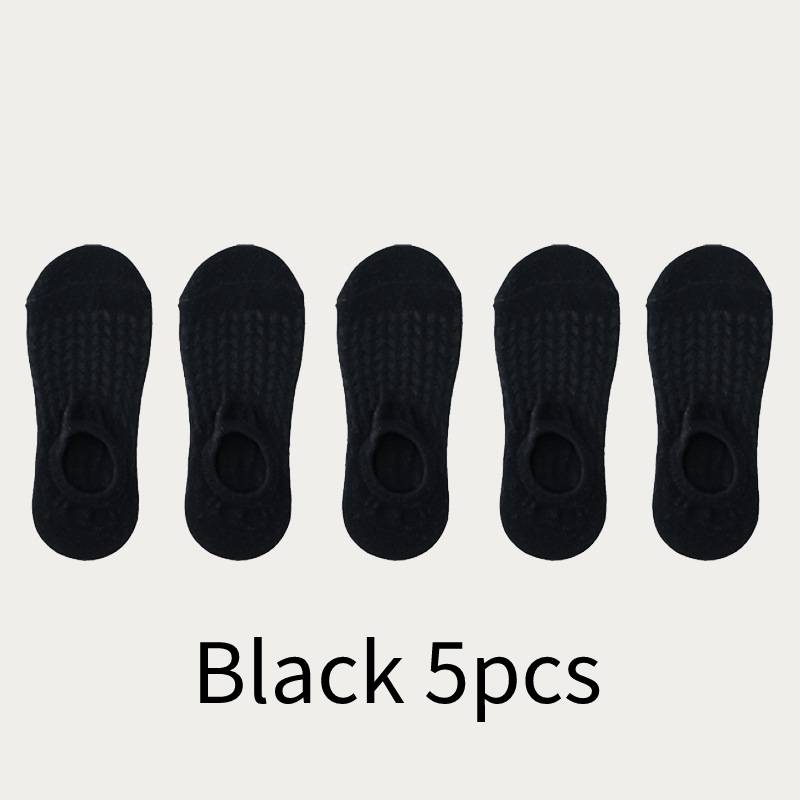 Women's Solid Color Mesh Invisible Socks