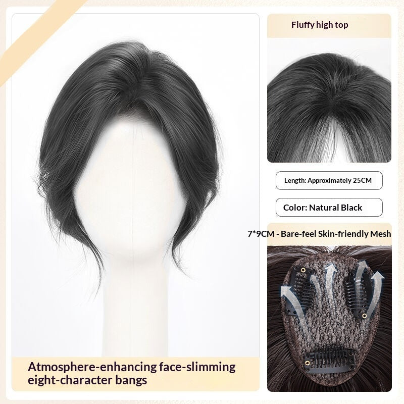 Lightweight Volumizing Faux Bangs And Hairpiece For A Fuller Look