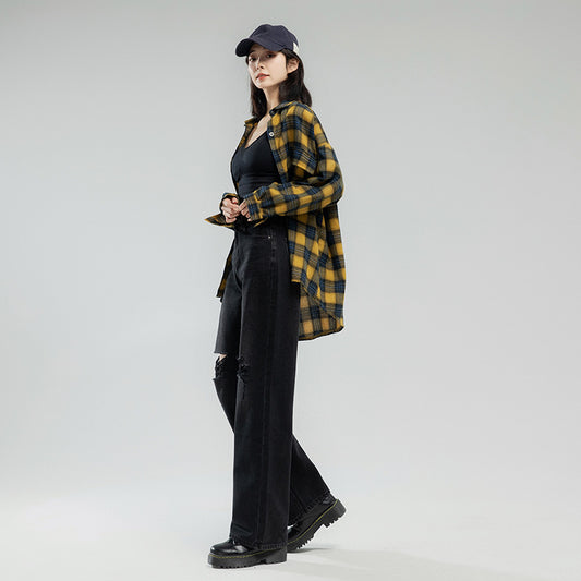 Women's Fashion Casual Loose Jeans