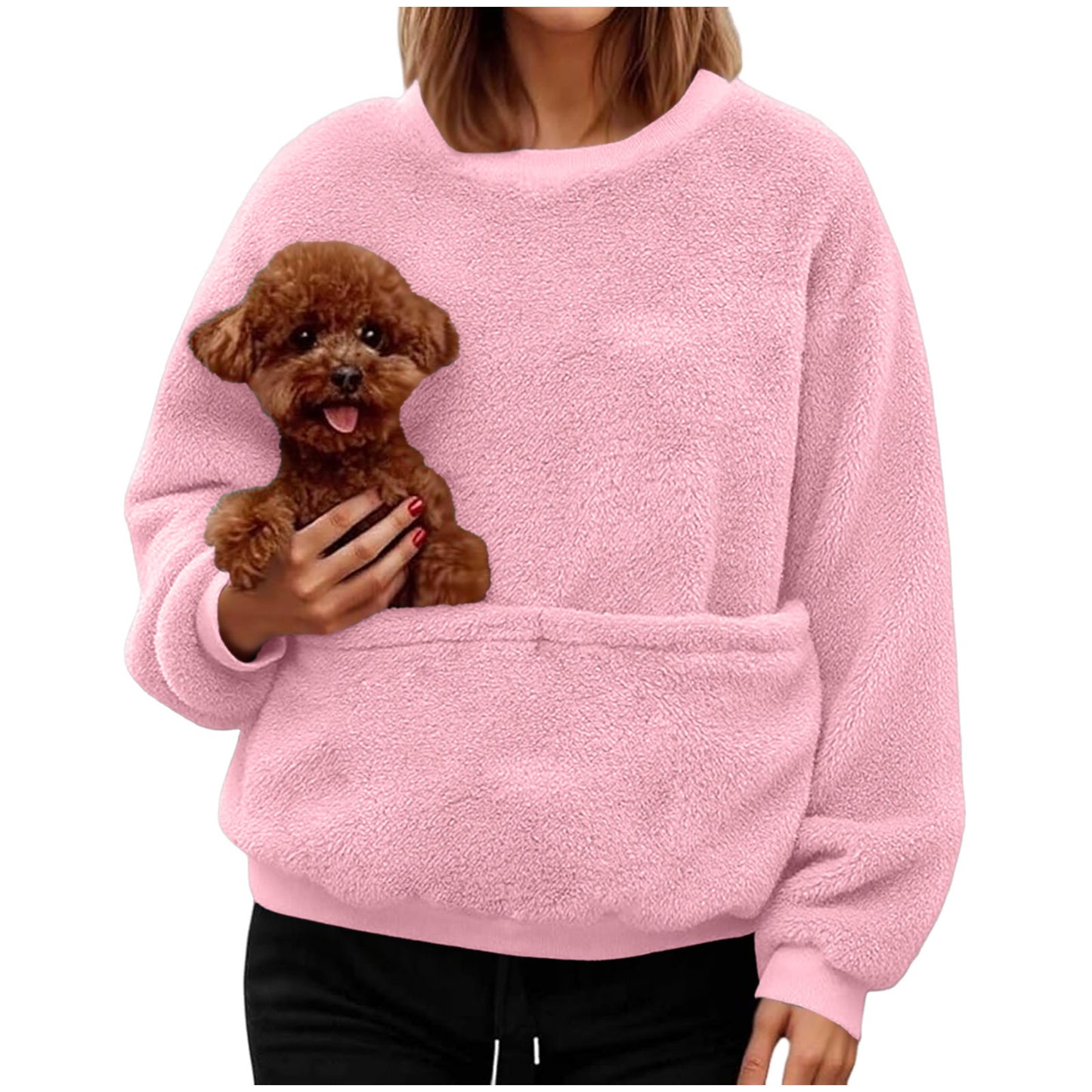 Women's Fashion Casual Pullover Crewneck Sweatshirt
