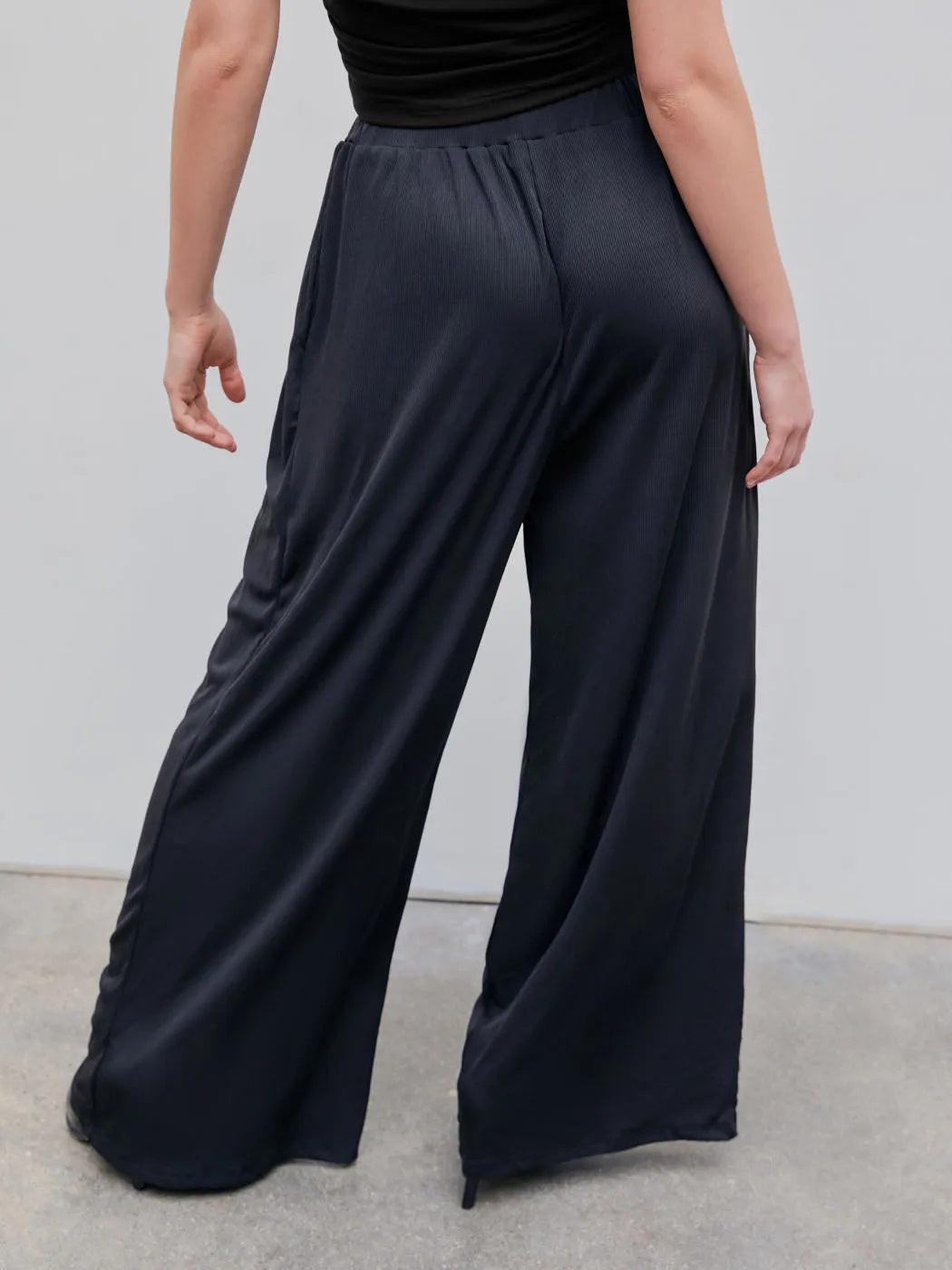 Women's Pants Casual Elastic Wide-leg Pants