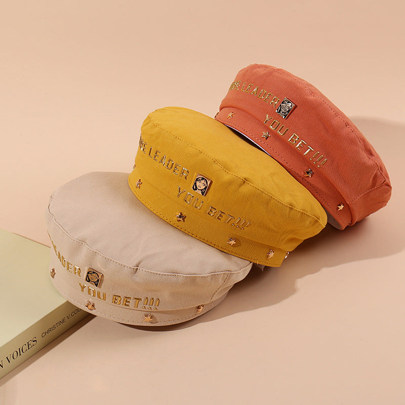 Women's Japanese Fashion Age Reduction Painter Hat