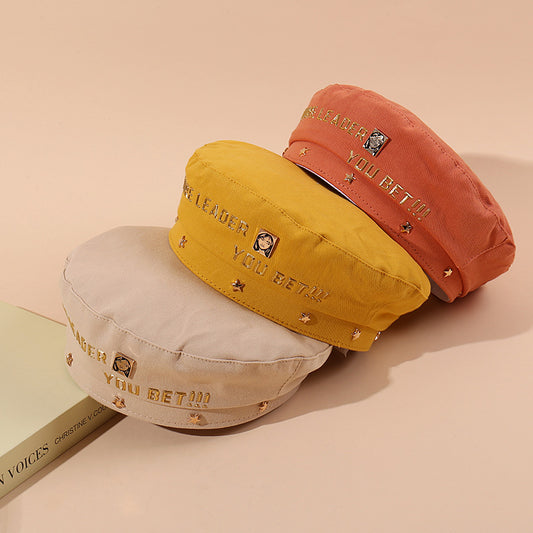 Women's Japanese Fashion Age Reduction Painter Hat
