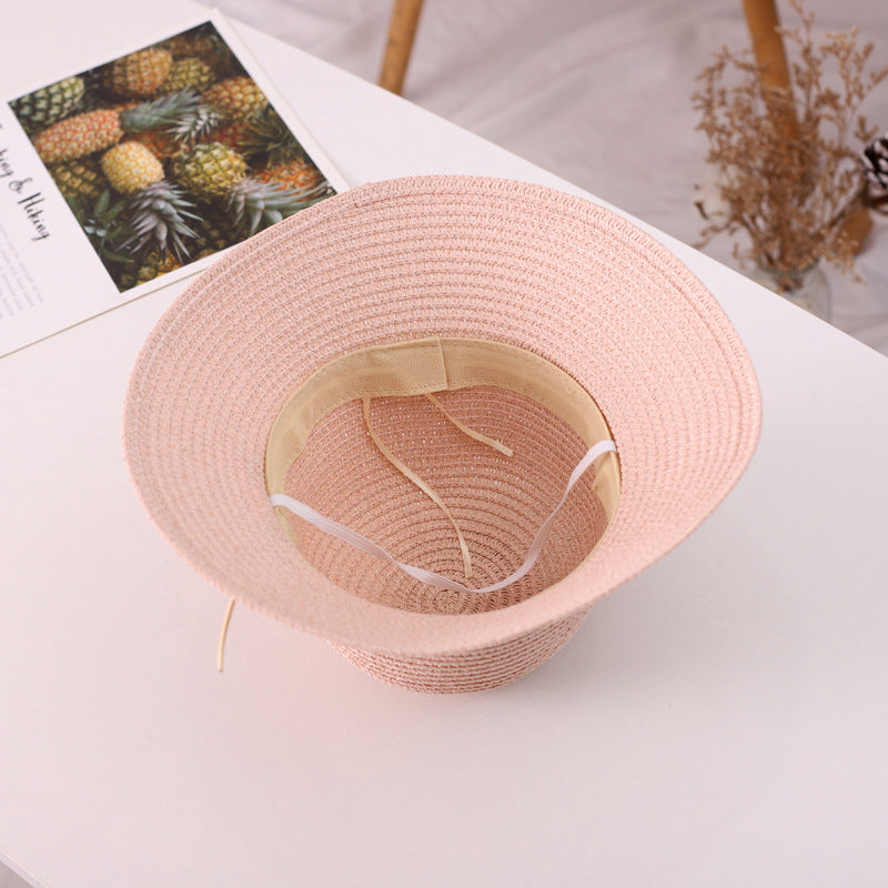 Three Strawberry Suit Children's Summer New Straw Hat