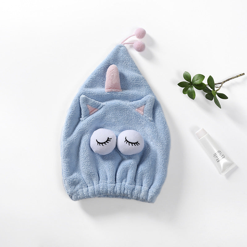 Women's Cartoon Hair Dryer Hat