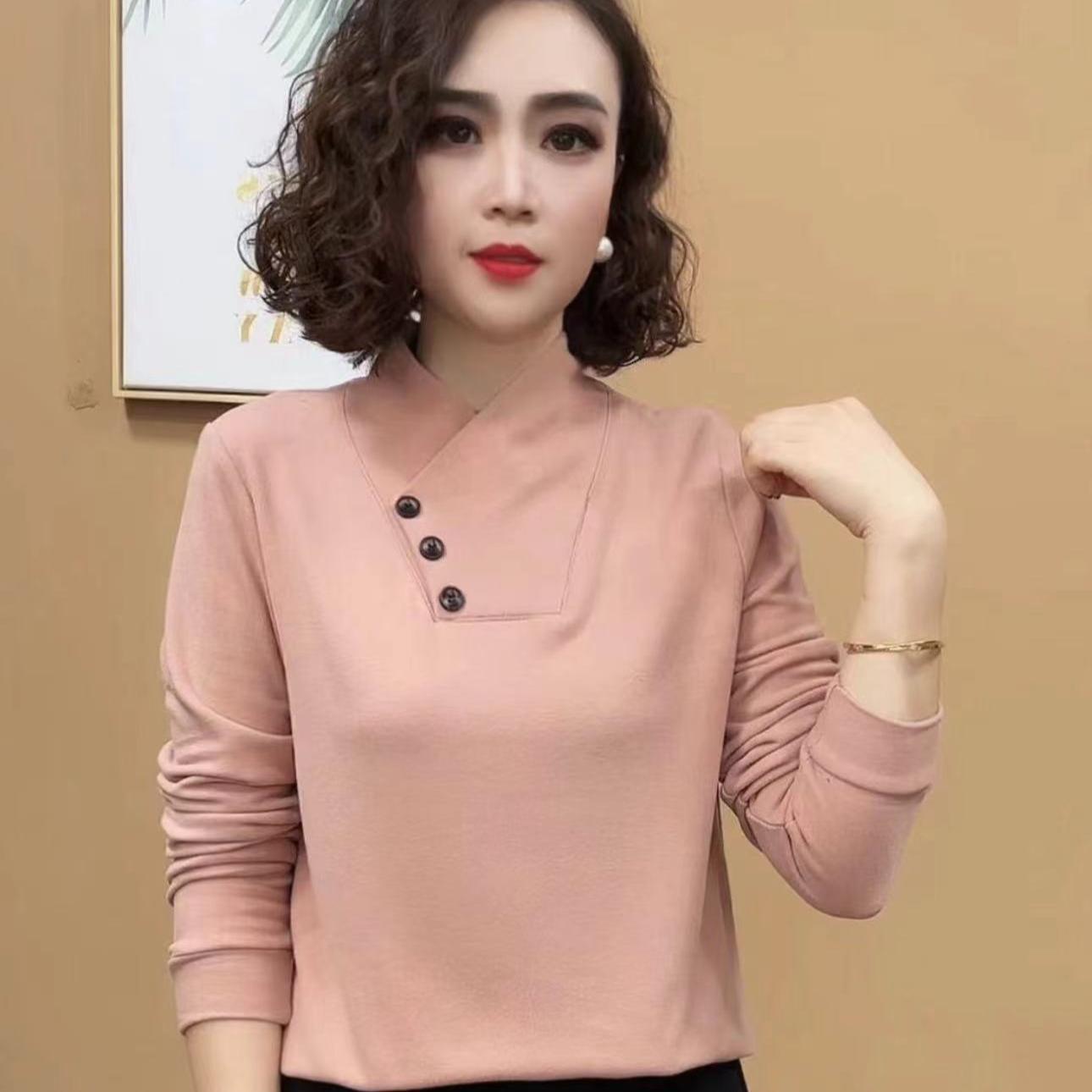 Warm All-matching Elegant Bottoming Shirt Top