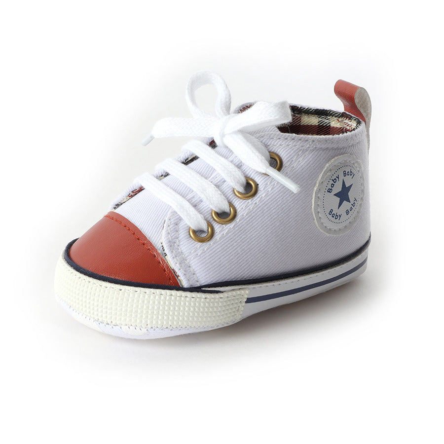 Toddler Shoes Soft Bottom Non-slip Baby Shoes Classic Canvas Baby Shoes