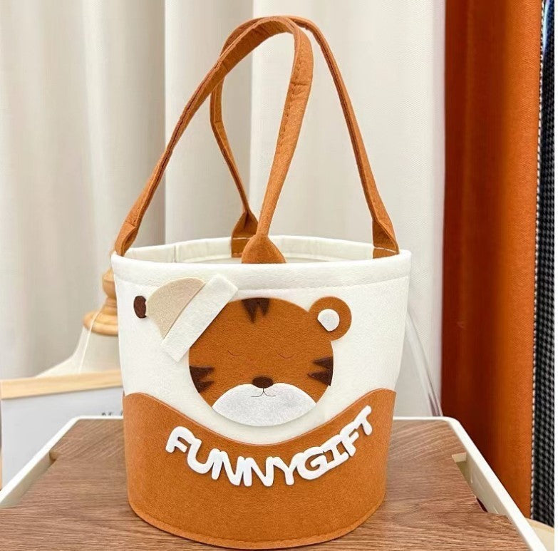 Cute Tote Bag Barrel Square