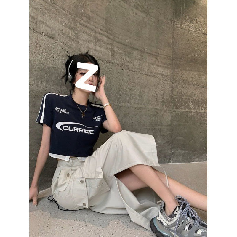 Long Slit Skirt In Women's Pocket
