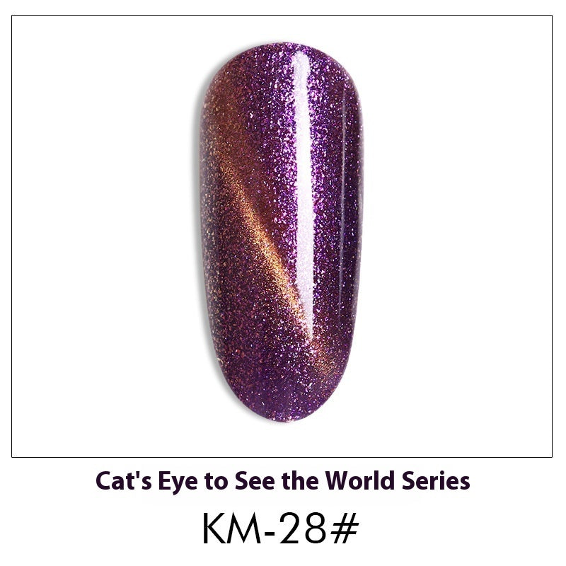 New 36 Colors Suit White Phototherapy Plastic Cat Eye Series Nail Polish Gel