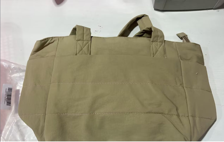 Women's Cotton Handbag Large Zipper Travel Essential