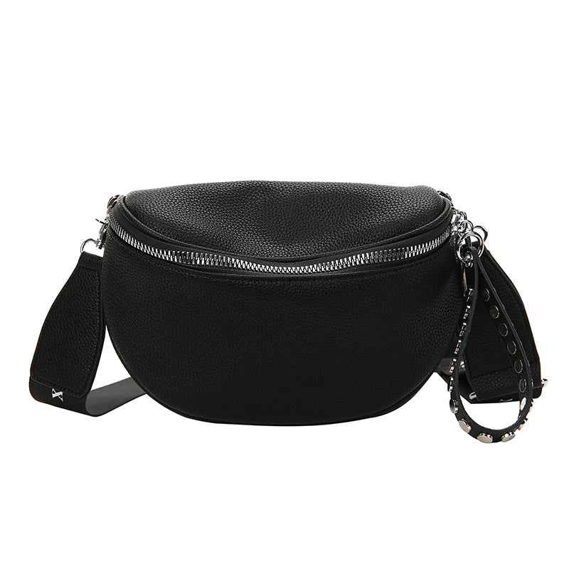 Women's Fashion Simple Solid Color Single Shoulder Crossbody Bag