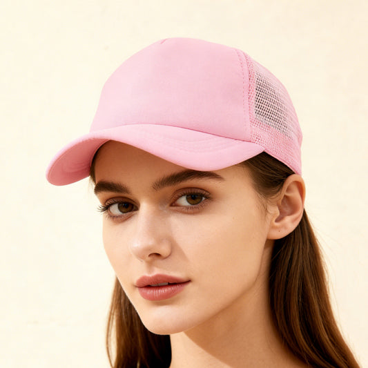 Breathable Mesh Baseball Cap Adjustable Sun Hat, Stylish Lightweight Design For Outdoor Activities & Summer Wear