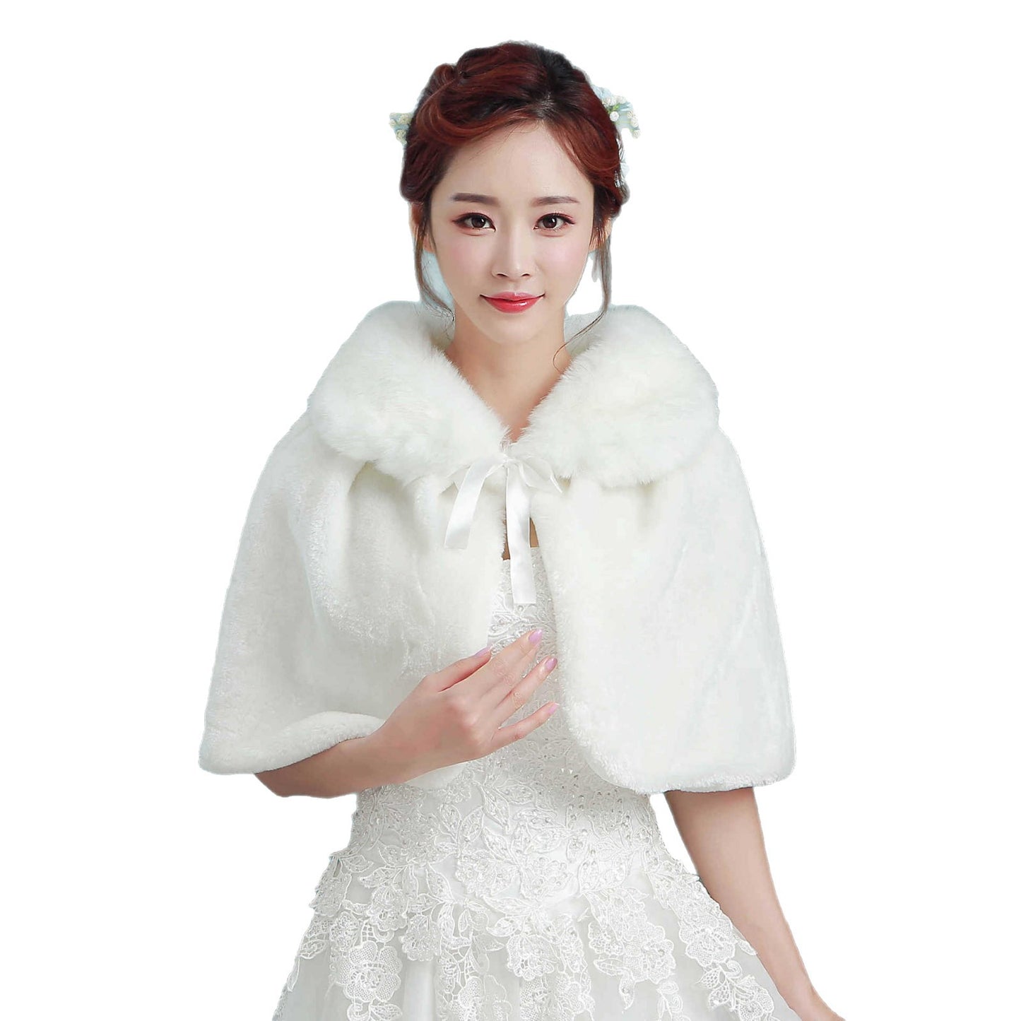 Cape Fur Coat Autumn And Winter Thick Warm Coat