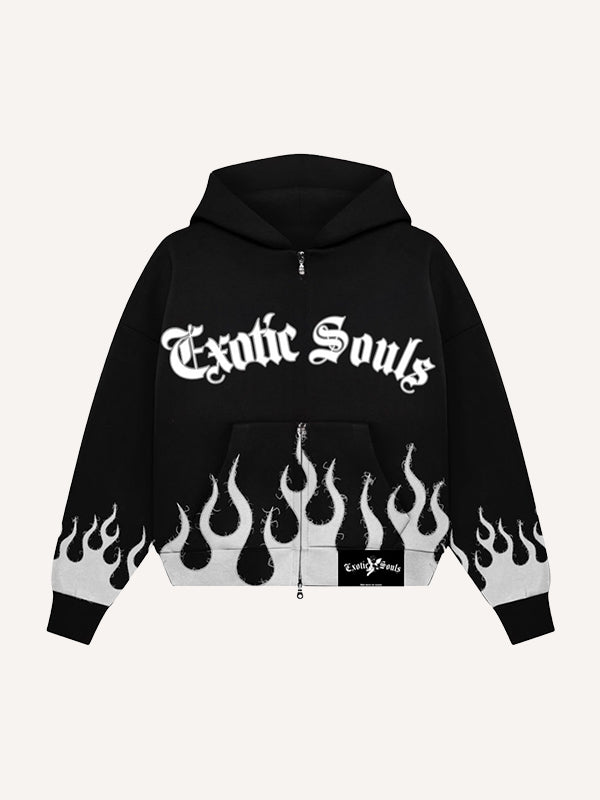 Fashion Casual Printed Polyester Sweater