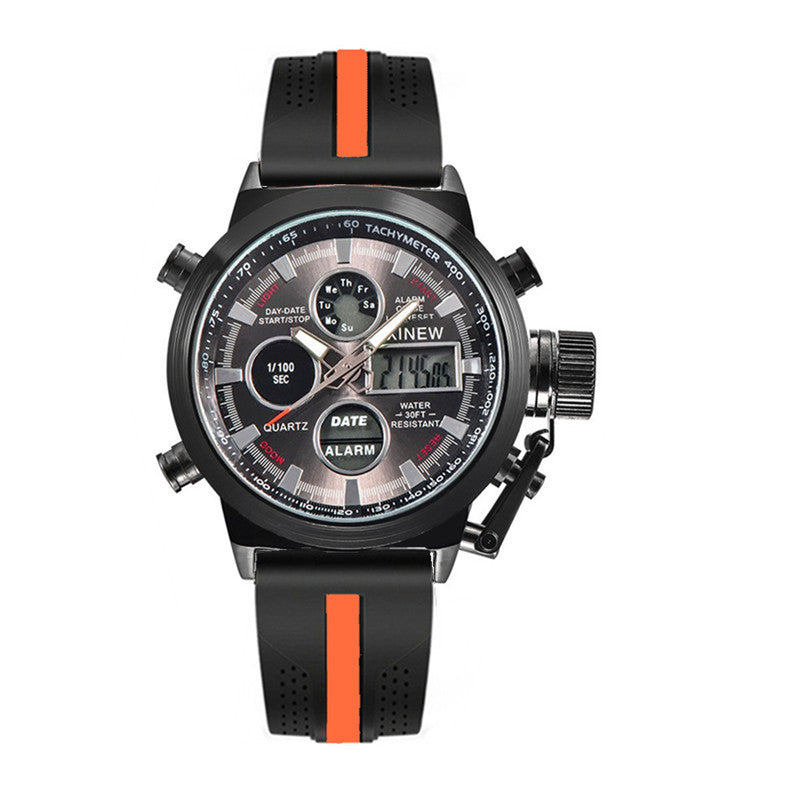 Men's Fashion Belt Multi-functional Watch