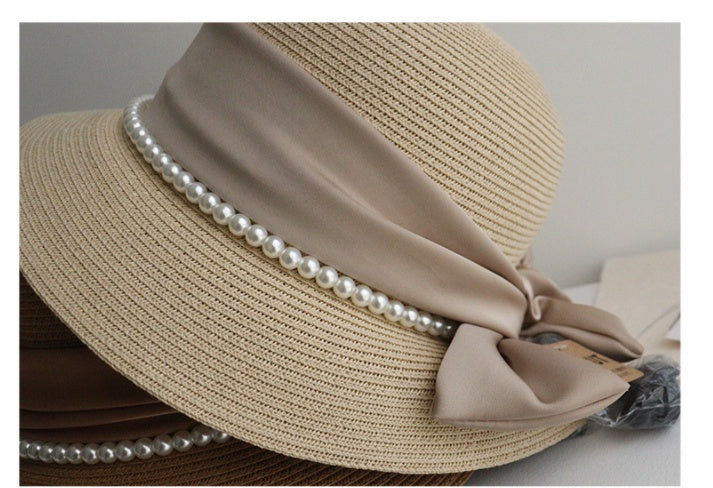Female Korean Straw Plaited Outing Straw Hat
