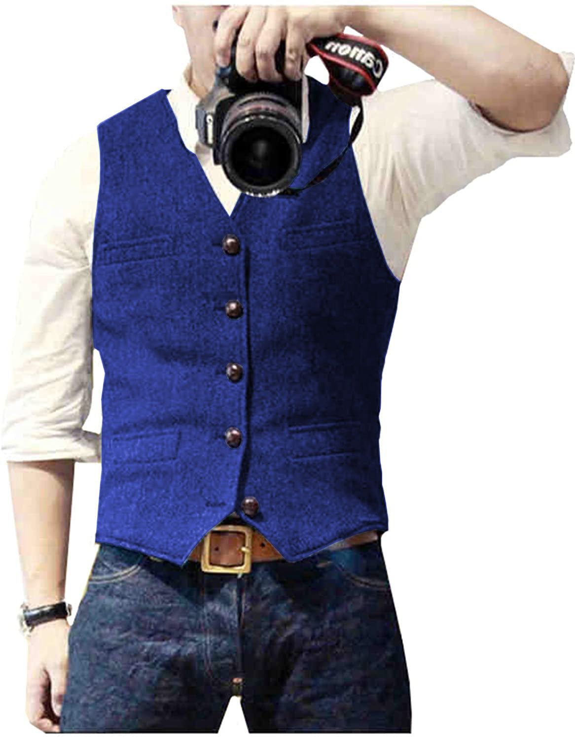 Men's Vest Herringbone Wedding Dress