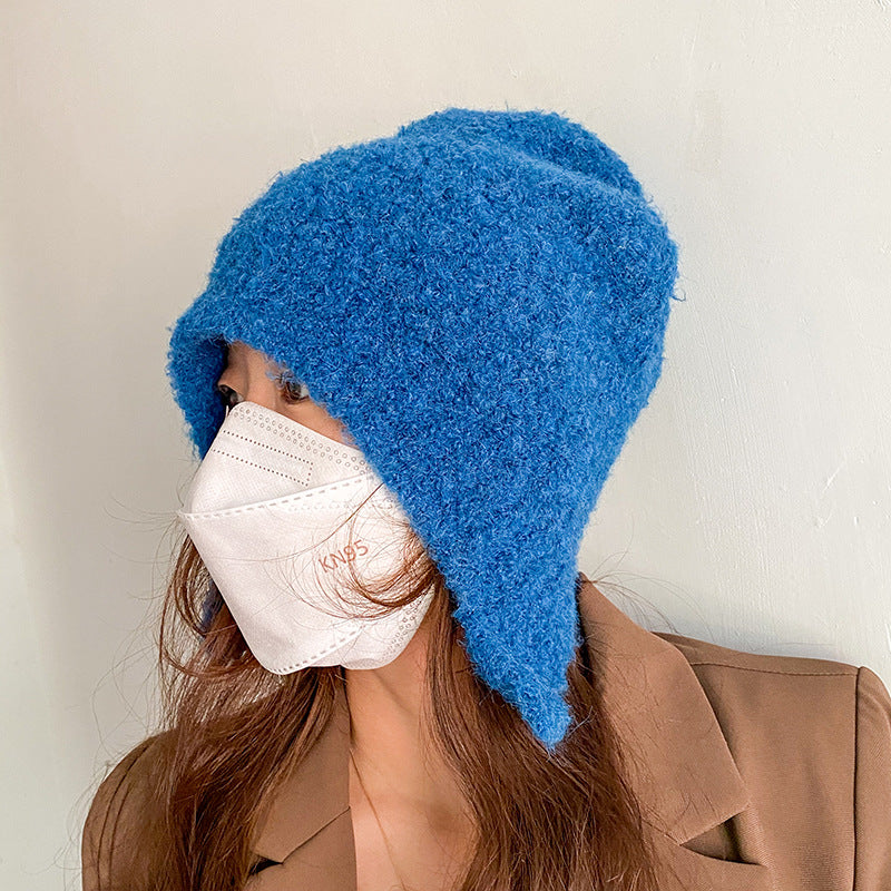 Women's Winter Day Protection Wool Ear Hat