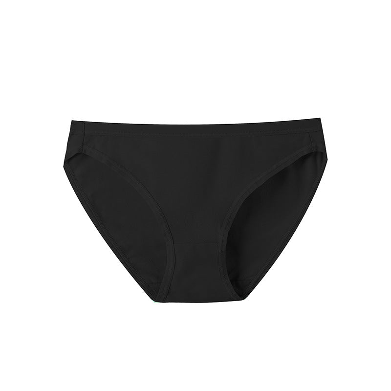 High Slit Mid-waist Cotton Women's Underwear Plus Size Sheath