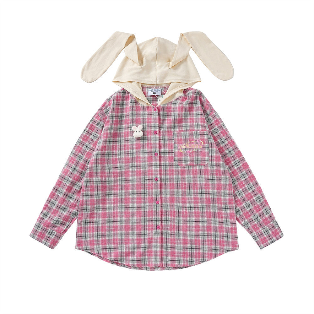 High Street Fashionable Contrast Color Embroidery Long Sleeve Shirt Coat