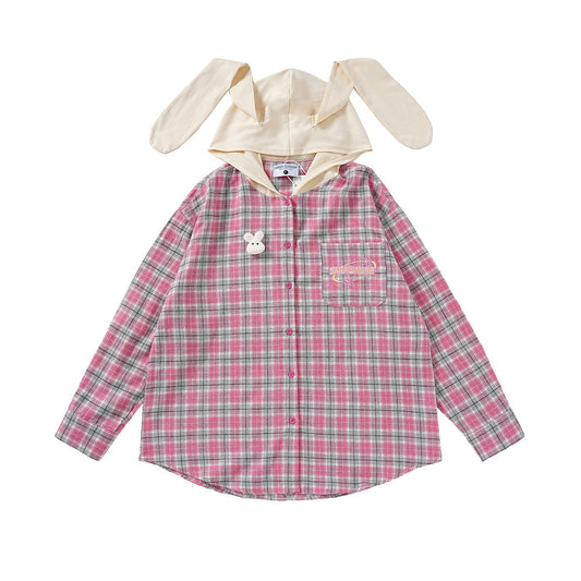 High Street Fashionable Contrast Color Embroidery Long Sleeve Shirt Coat
