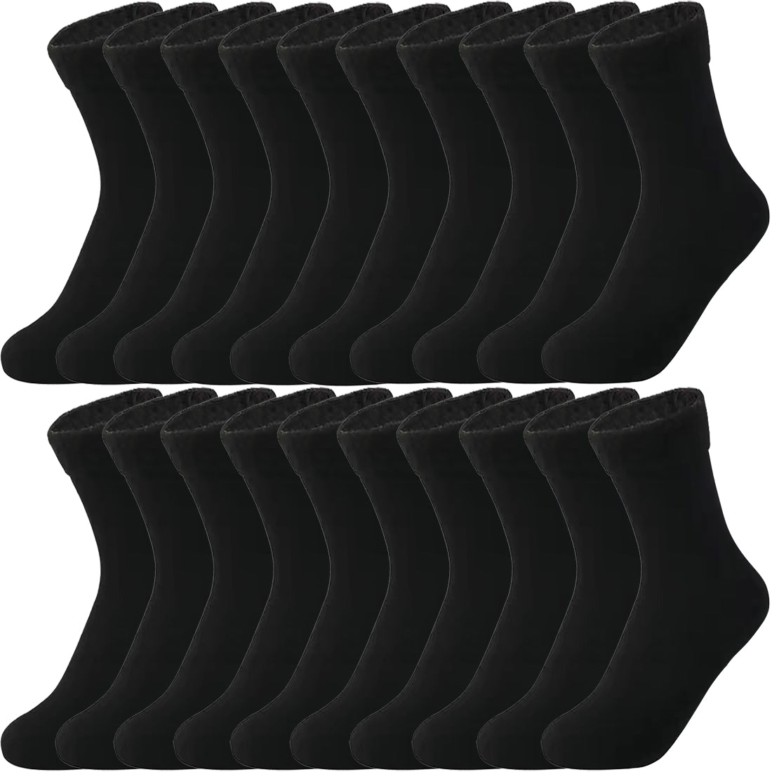 Women's Padded Velvet Warm Soft Medium Tube Socks