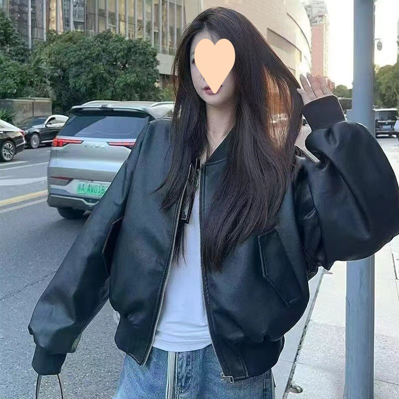 Leather Cool Wind Retro Loose Motorcycle Clothing