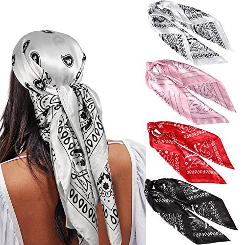 Square Printing Real Silk Scarf