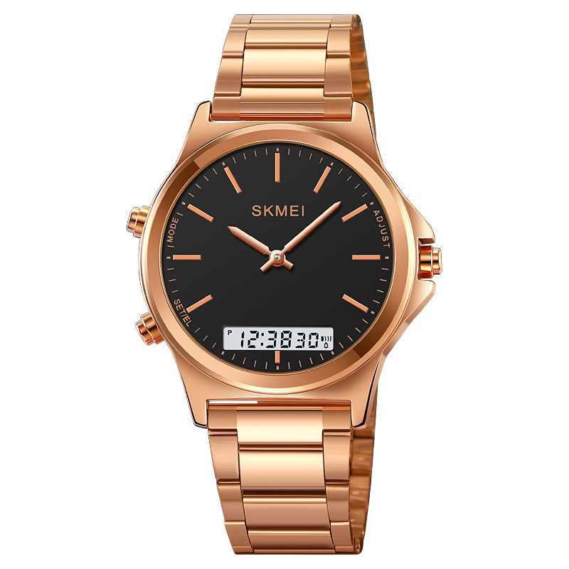 Business-style Multi-function Steel-band Watch For Men