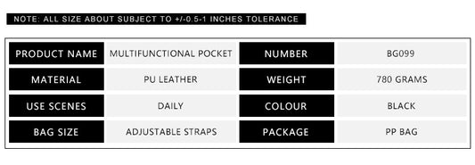 Skull Chain Bag Outdoor Motorcycle Belt Bag