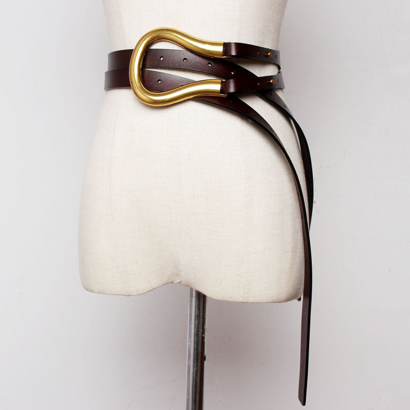 Women's Diagonal Belt Is Fashionable In Europe And America