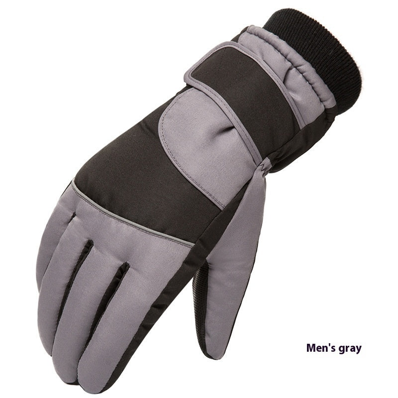 Skiing Gloves Winter Touch Screen Motorcycle Fleece-lined Warm