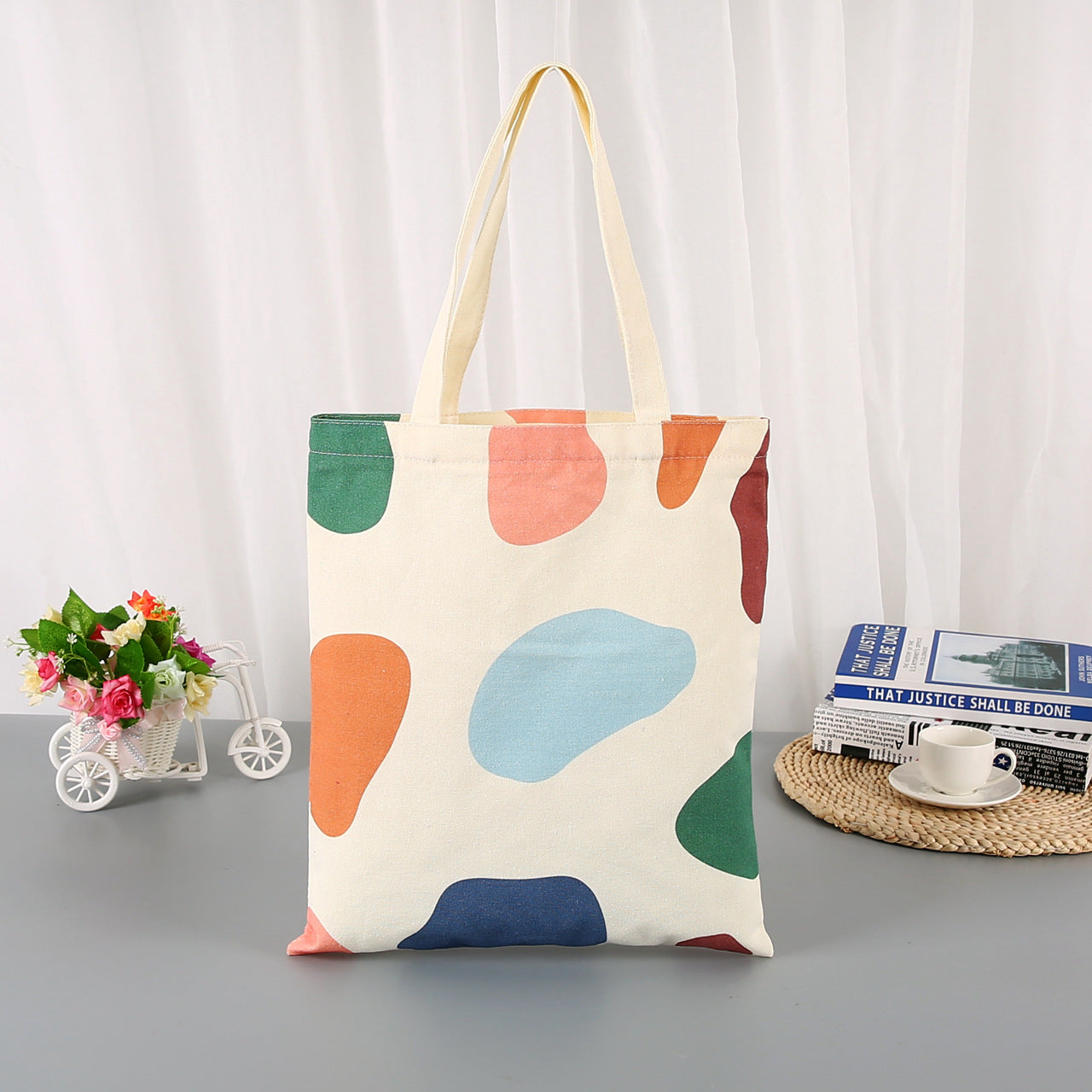 One-shoulder College Style Large-capacity Shopping Bag