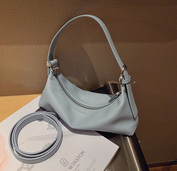 Women's Single Shoulder Messenger Fashion PU Soft Leather Armpit Bag